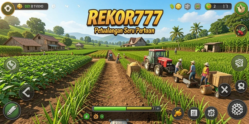 Tampilan gameplay menarik di dunia pertanian.